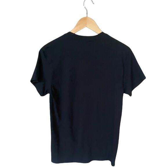 FRIENDS Black Graphic Print Tee T-Shirt Cotton Top Small NWT - Picture 2 of 4
